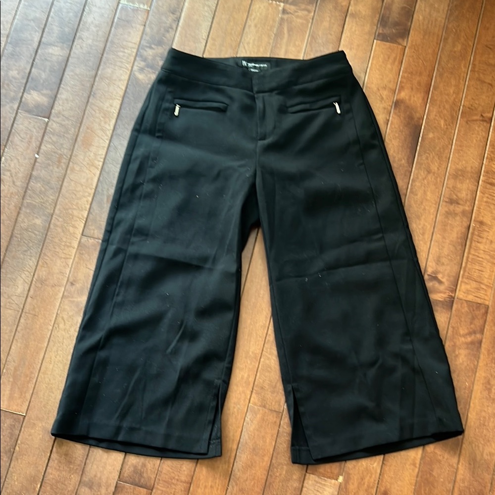 INC International Concepts Black Cropped Pants